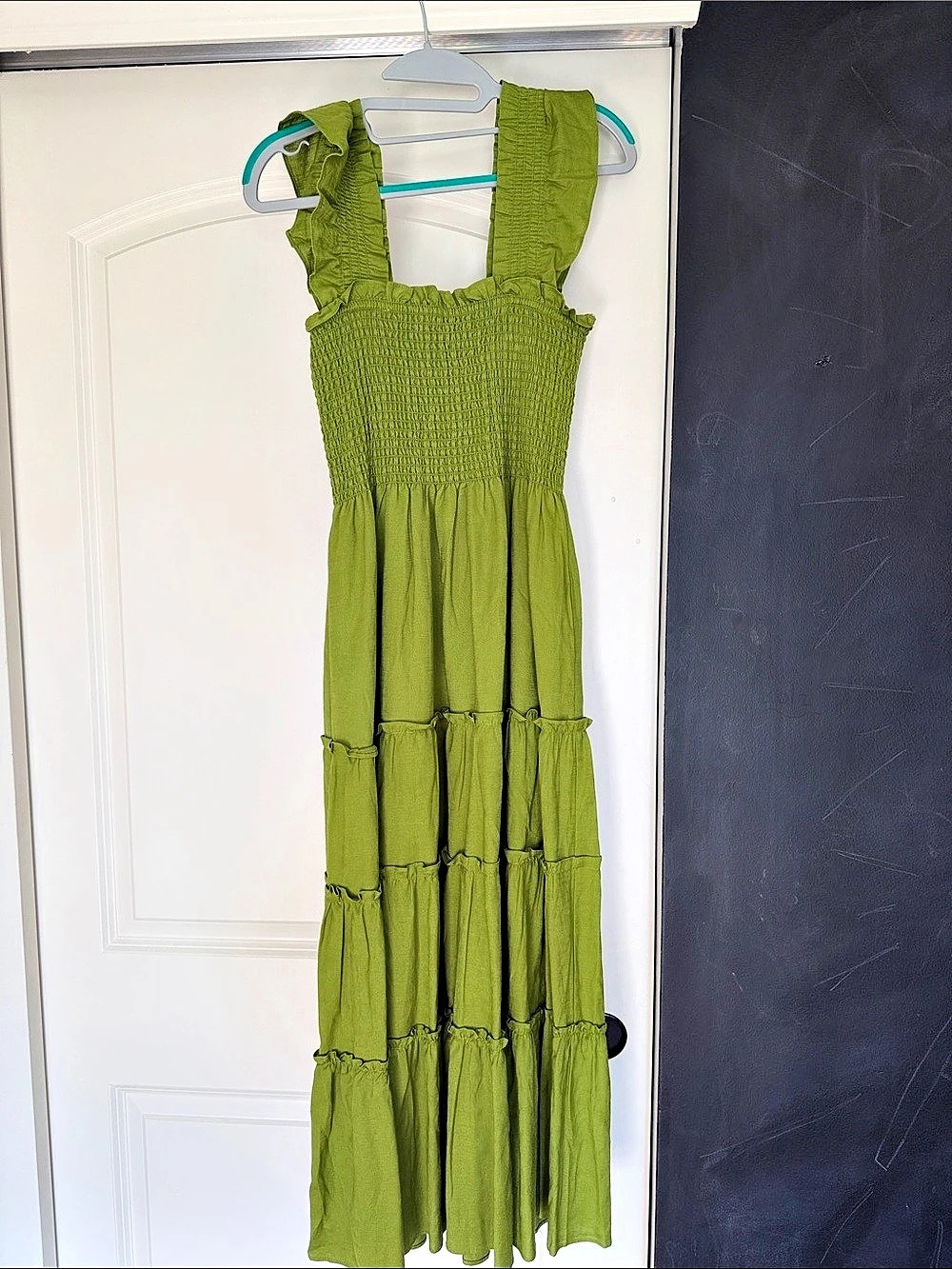 t.o.p. Green Tiered Maxi Dress